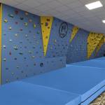 Colchonetas para rocódromos y gimnasios resistente con aireadores