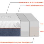 Colchón Viscoelástico Visco 9  A Medida