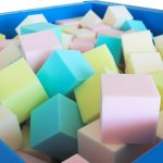 Bloques para Piscina de cubos de espuma