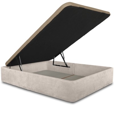 Canapé abatible tapizado, gran capacidad modelo Serena