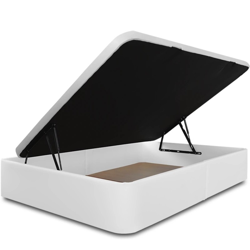 Canapé abatible tapizado de gran capacidad.