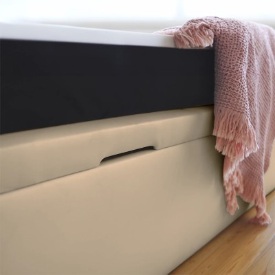 Canapé abatible tapizado, gran capacidad modelo Serena