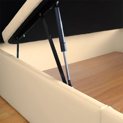 Canapé abatible tapizado, gran capacidad modelo Serena