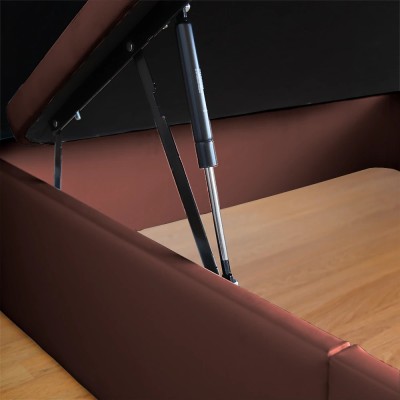 Canapé abatible tapizado, gran capacidad modelo Serena