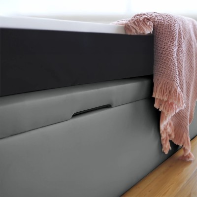 Canapé abatible tapizado, gran capacidad modelo Serena