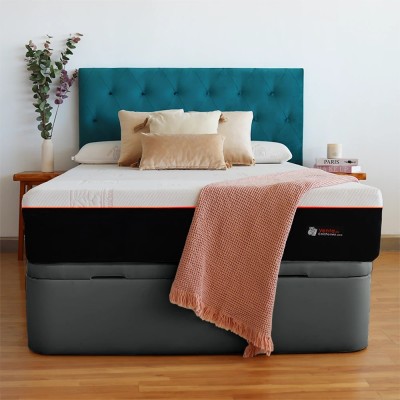 Canapé abatible tapizado, gran capacidad modelo Serena