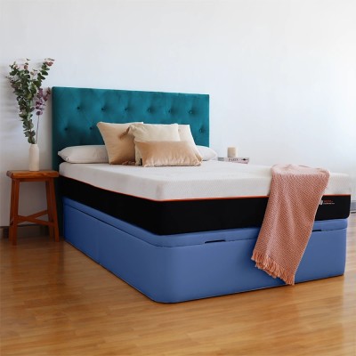 Canapé abatible tapizado, gran capacidad modelo Serena