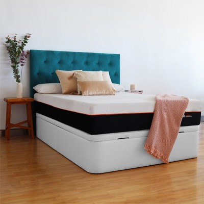 Canapé abatible tapizado, gran capacidad modelo Serena