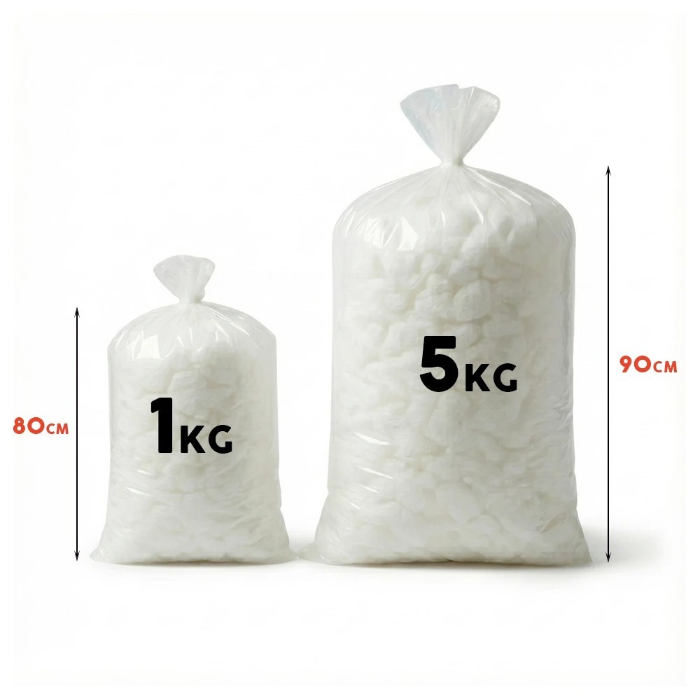 Fibra Siliconada para rellenos de cojines, almohadas etc.